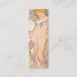 Minitarjeta De Visita El Iris (1897) de Alphonse Mucha Bookmark