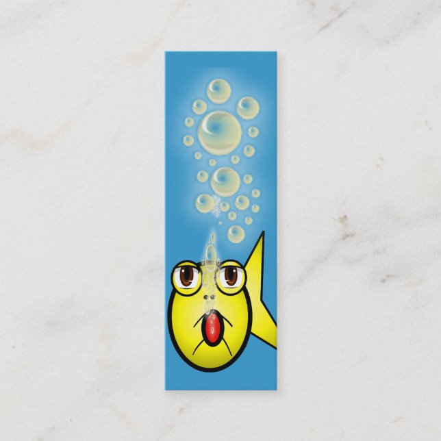 Minitarjeta De Visita El negocio de la pesca (Anverso)