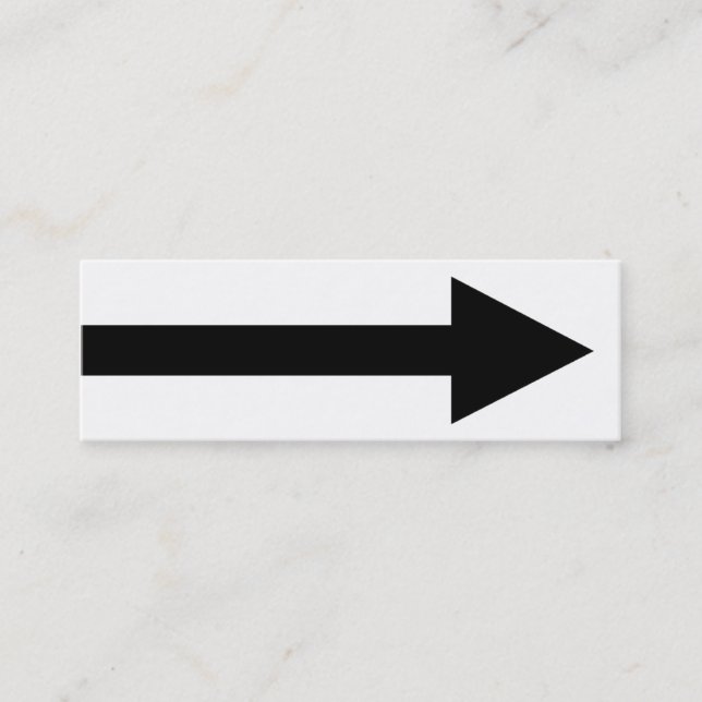 Minitarjeta De Visita El punto completo II - Blanco y negro (Anverso)