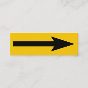 Minitarjeta De Visita El punto completo - negro y ámbar