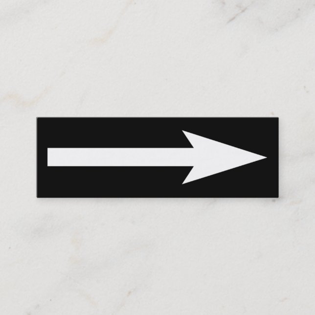 Minitarjeta De Visita El punto completo - negro y blanco (Anverso)