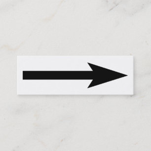 Minitarjeta De Visita El punto entero - blanco y negro