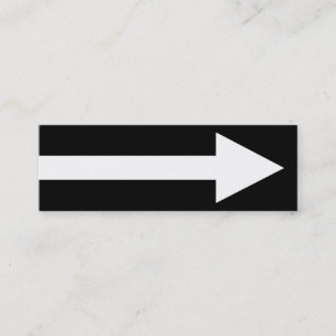 Minitarjeta De Visita El punto entero II - blanco y negro