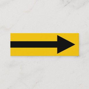 Minitarjeta De Visita El punto entero II - negro y ámbar