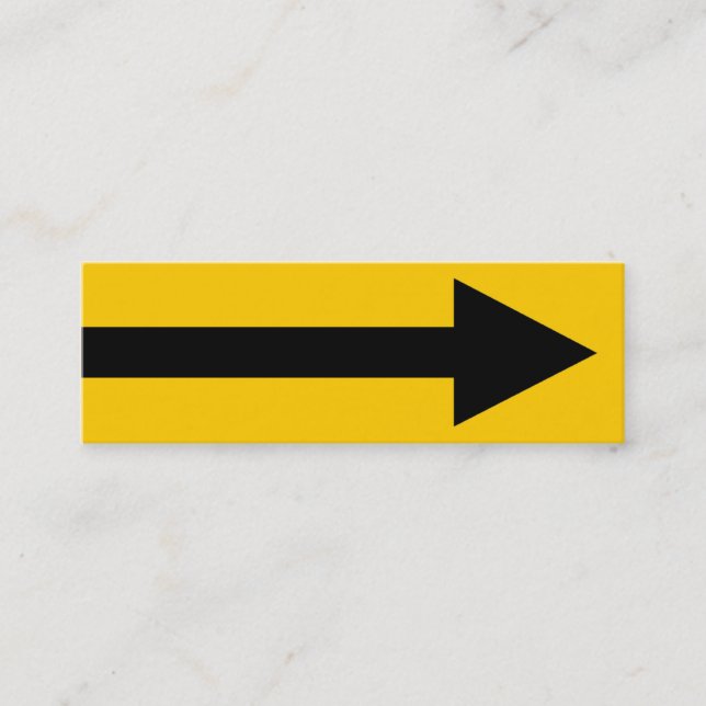 Minitarjeta De Visita El punto entero II - negro y ámbar (Anverso)