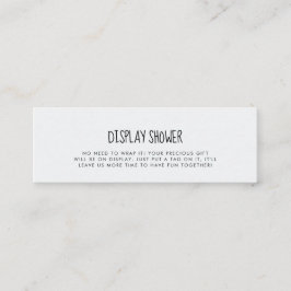 Minitarjeta De Visita elefante azul lindo Mostrar inserción de la tarjet