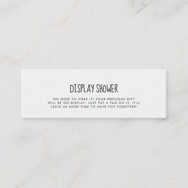 Minitarjeta De Visita elefante azul lindo Mostrar inserción de la tarjet (Anverso)