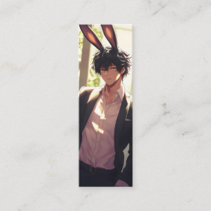 Minitarjeta De Visita Elegante Anime Ikemen de Conejo