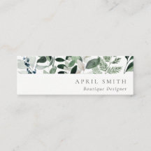 Elegante Foliage Tropical Moderno Verde Leafy Fern