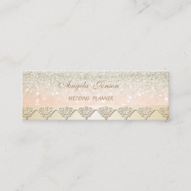 Minitarjeta De Visita Elegante Moda elegante Proffesional (Anverso)