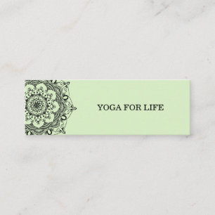 Minitarjeta De Visita Elegante Símbolo de Mandala Diseño Universo