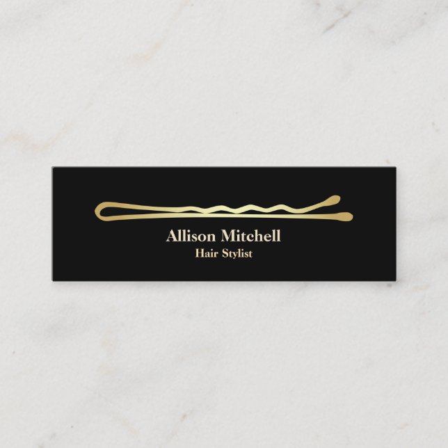 Minitarjeta De Visita Elegante y minimalista (Anverso)