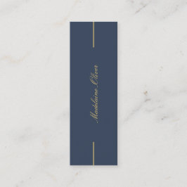 Minitarjeta De Visita Elegante y moderno Solicitor Profesional Amarillo 