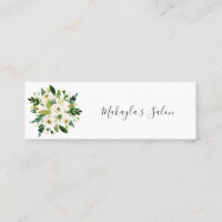 Elegantes Rosas de color blanco y vegetación