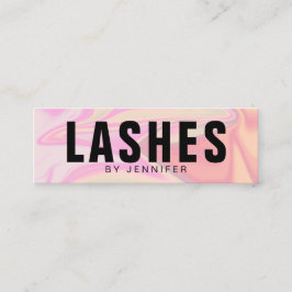 Minitarjeta De Visita Elegantes y modernos azotes holográficos chicas