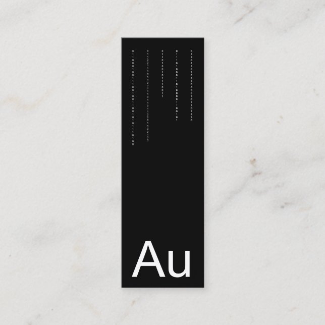 Minitarjeta De Visita Elemental (Anverso)