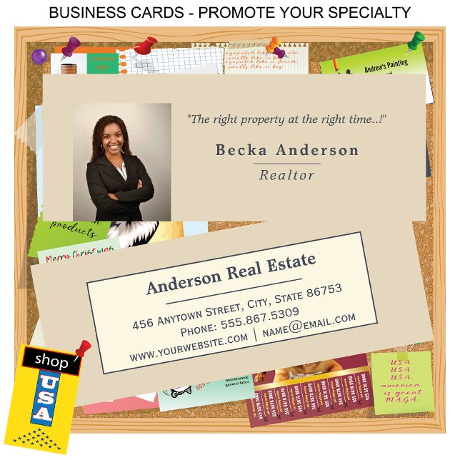 Minitarjeta De Visita Empresa de plantillas de fotografía 📸 inmobiliari (Subido por el creador)