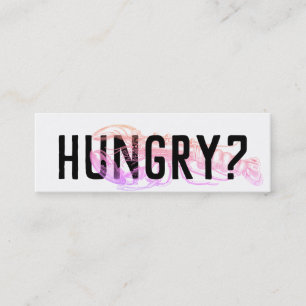 Minitarjeta De Visita Entrega de mariscos moderna e impresionante