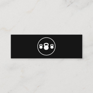 Minitarjeta De Visita Entrenador personal de Kettle Bell