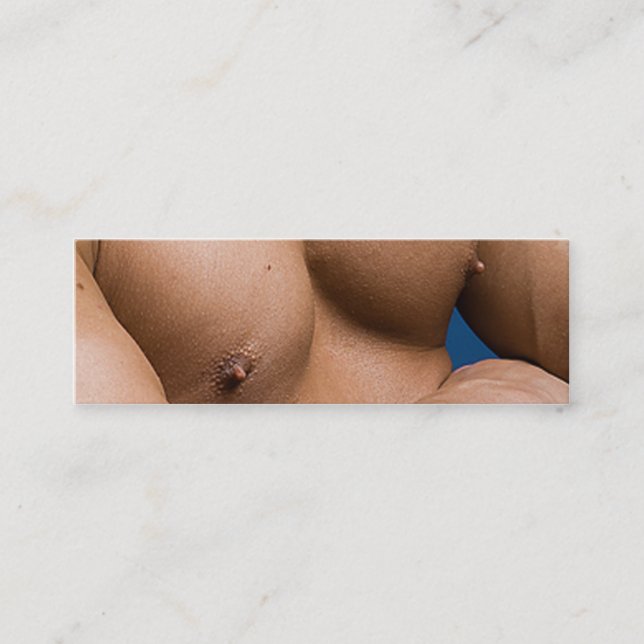 Minitarjeta De Visita Entrenador personal de Weightlifer Fitness (Anverso)