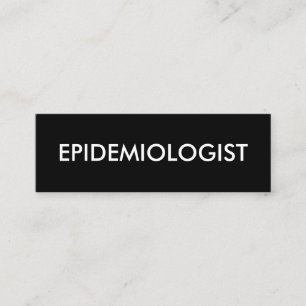 Minitarjeta De Visita epidemiólogo
