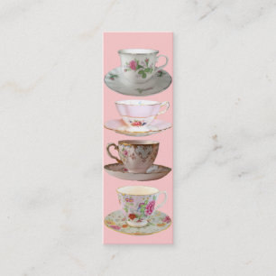 Minitarjeta De Visita Es señales del tiempo del té