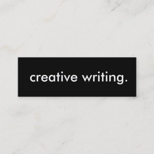 Minitarjeta De Visita escritura creativa