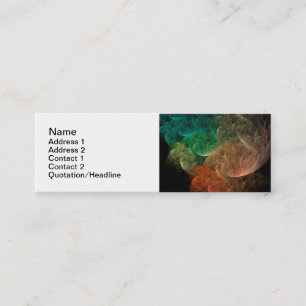 Minitarjeta De Visita Espacio de Arte Abstracto Pájaro