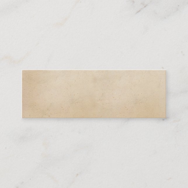 Minitarjeta De Visita Espacio en blanco antiguo de papel de la plantilla (Anverso)