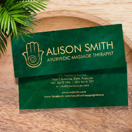 Minitarjeta De Visita Espiral de energía de mano elegante de Hamsa