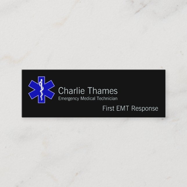 Minitarjeta De Visita Estrella de la vida (Anverso)