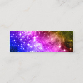 Minitarjeta De Visita Estrellas arcoiris