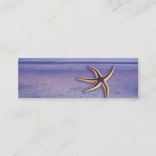 Minitarjeta De Visita Estrellas de mar en la playa