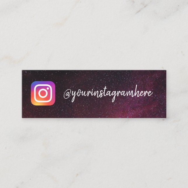 Minitarjeta De Visita estrellas de moda (Anverso)