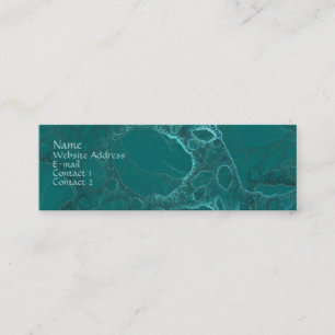 Minitarjeta De Visita Extracto verde