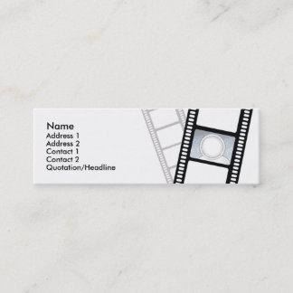 Minitarjeta De Visita Filmstrip - flaco
