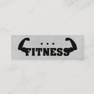 Minitarjeta De Visita Fitness Flex   Entrenador personal
