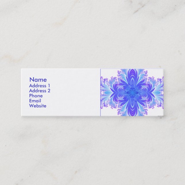 Minitarjeta De Visita Fleur de Croix V (Anverso)