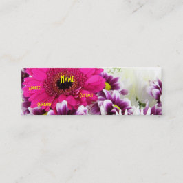 Minitarjeta De Visita Florismo - Purple Bouquet II