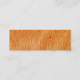 Minitarjeta De Visita Fondo de madera - grano de bambú liso modificado