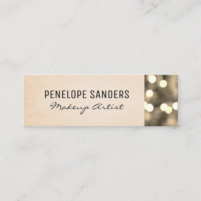 Minitarjeta De Visita Fondo de textura | Bokeh (Anverso)