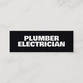 Minitarjeta De Visita ⚡ Fontanero y electricista Premium