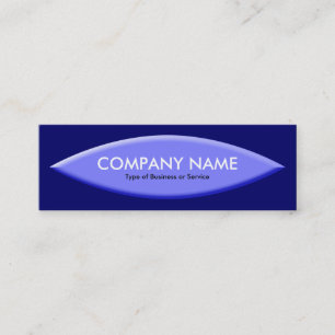 Minitarjeta De Visita Forma de barco - Azul en la marina profunda