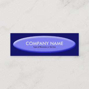 Minitarjeta De Visita Forma de barco III - Azul en la marina profunda