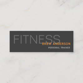 Minitarjeta De Visita Formador personal de dos lados profesional moderno