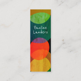 Minitarjeta De Visita Formas circulares expresivas