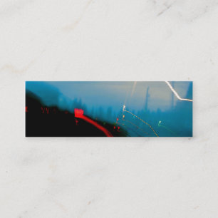 Minitarjeta De Visita Foto ligera abstracta "Shellakedy " de la pintura