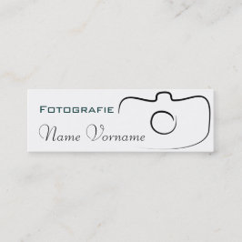 Minitarjeta De Visita Fotografía