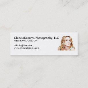 Minitarjeta De Visita Fotografía de ChiculaDreams