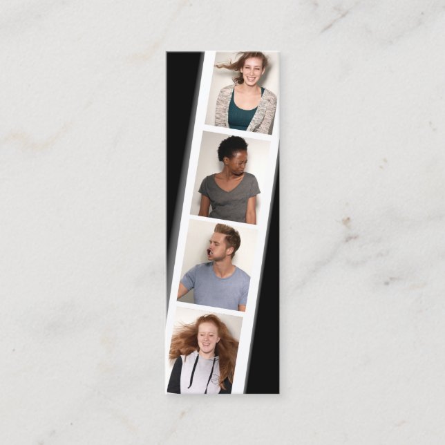 Minitarjeta De Visita Fotógrafo de 📷 Photo Booth (Anverso)